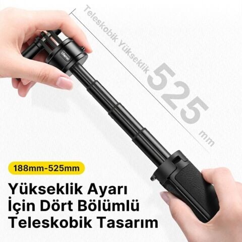 Ulanzi MT-74 Go-Quick II 52 cm Manyetik Aksiyon Kamera Tripodu Uzatma Çubuğu - T045GBB1