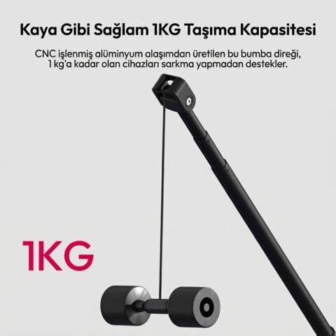 Ulanzi ZJ08 Cold Shoe Mikrofon Uzatma Kolu Ayarlanabilir Boom Arm - S008
