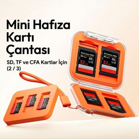 Ulanzi CC01 Mini SD TF CFexpress Hafıza Kartı Saklama Kutusu - C055