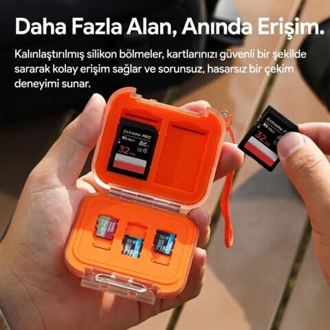 Ulanzi CC01 Mini SD TF CFexpress Hafıza Kartı Saklama Kutusu - C055