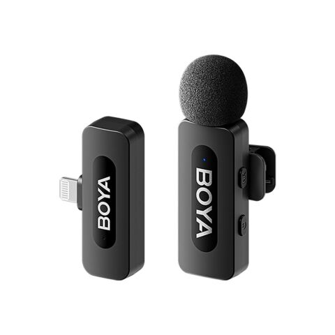Boya BY-V2 Wireless İkili Yaka Mikrofonu Lightning (Yeni versiyon)