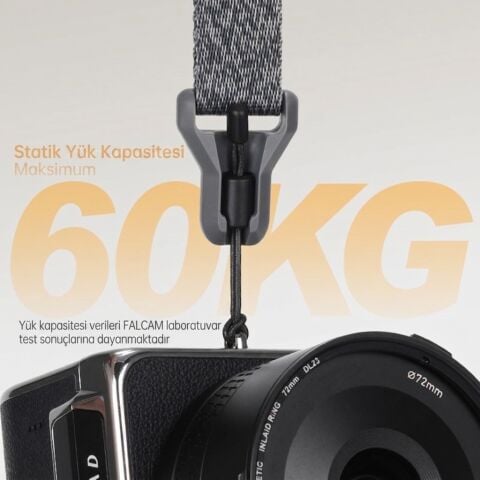 FALCAM Maglink Plus Magnetic Quick Release Fotoğraf Makinesi Askısı Gri - M00B5104