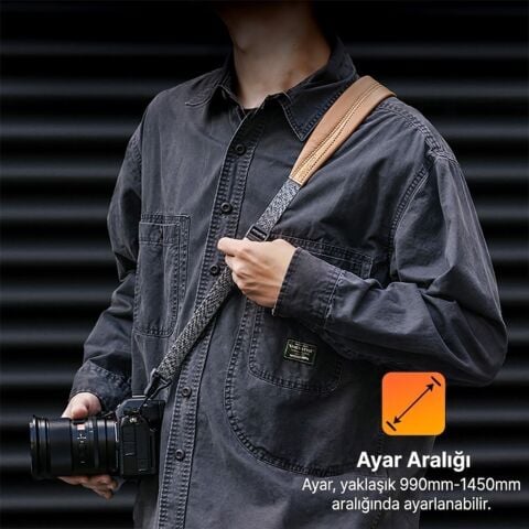 FALCAM Maglink Plus Magnetic Quick Release Fotoğraf Makinesi Askısı Gri - M00B5104