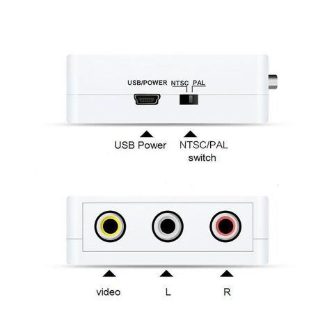 Mini HDMI2AV HDMI to AV Video Converter Çevirici