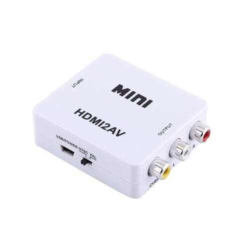 Mini HDMI2AV HDMI to AV Video Converter Çevirici