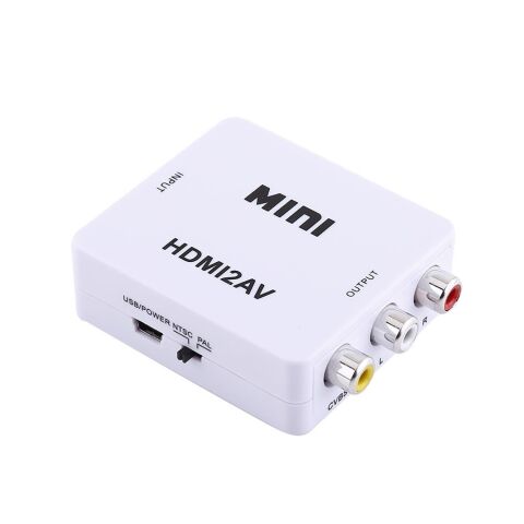 Mini HDMI2AV HDMI to AV Video Converter Çevirici