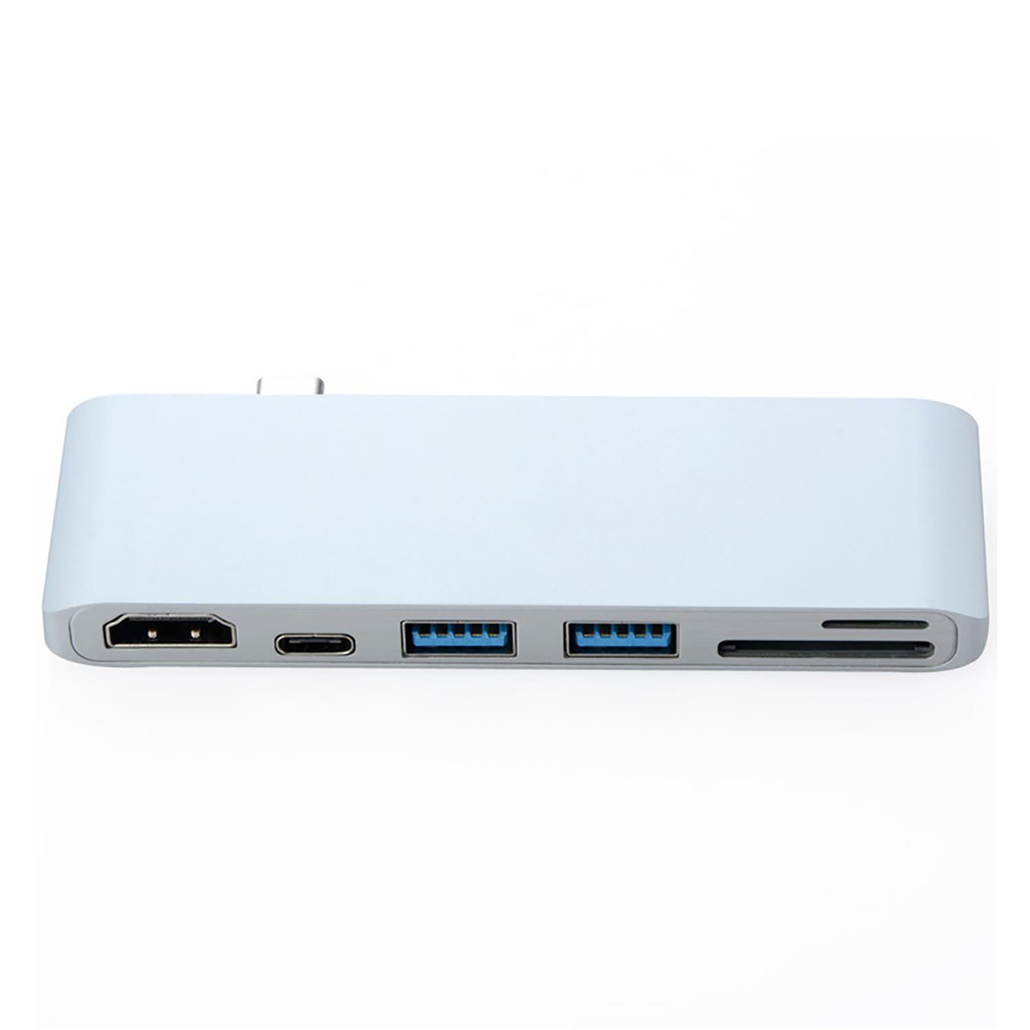 Type-c 6in1 HDMI USB TF SD Çevirici Hub 4K
