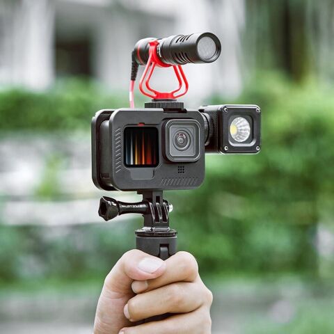 Sanger GO220 Gopro Hero 9 Black Metal Vlog Çerçeve