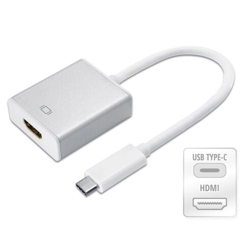 Sanger USB 3.1 Type-C to HDMI 4K Görüntü Aktarım Adaptörü - Telefon, Tablet, Laptop, RC 2 Drone Kumanda, TV ve Monitör Uyumlu