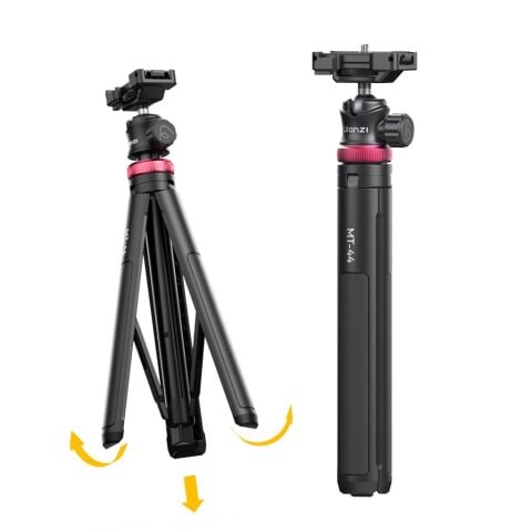 Ulanzi MT-44 149cm 2si 1 Arada Hızlı Açılır Selfie Çubuğu Tripod Telefon Kamera Uyumlu - 2502E