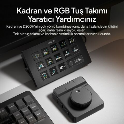Ulanzi D100H Dial Video Editing Controller Düzenleme Kontrolcüsü - I003