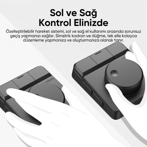 Ulanzi D100H Dial Video Editing Controller Düzenleme Kontrolcüsü - I003