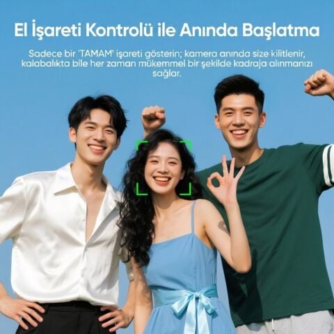 Ulanzi TT23M AI Otomatik Takip Manyetik Telefon Selfie Stick Tripod - T201