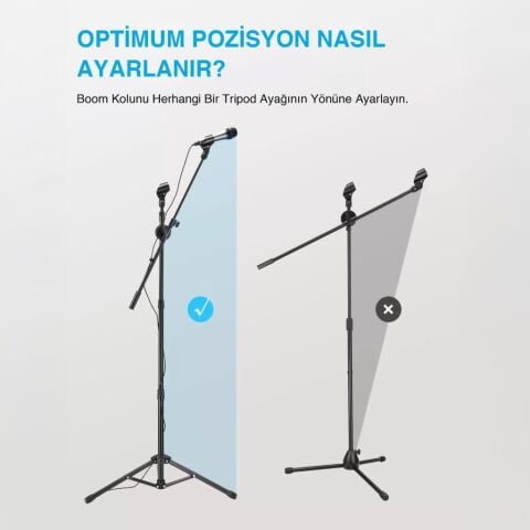 Camten AA-17 Professional Mikrofon Standı