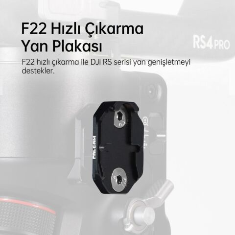 FALCAM F22 Quick Release Ronin Stabilizer Side Panel Yan Bağlantı Plakası - 2569B