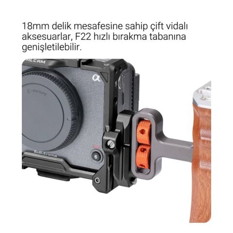 FALCAM F22 Quick Release to NATO Rail Adapter Montaj Aparatı Siyah - F22A3807B