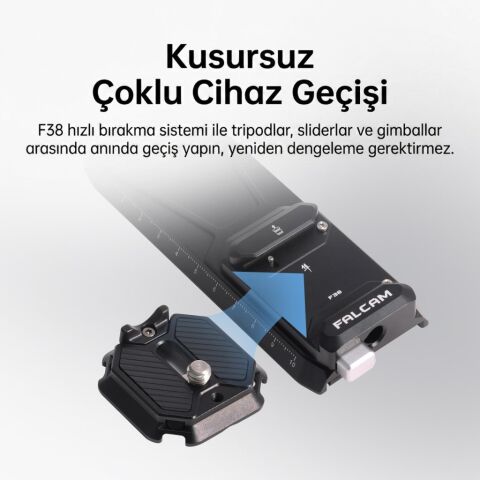 FALCAM F38 RS Quick Release Kit V2 Gimbal Hızlı Bağlantı Kiti - F38B5401