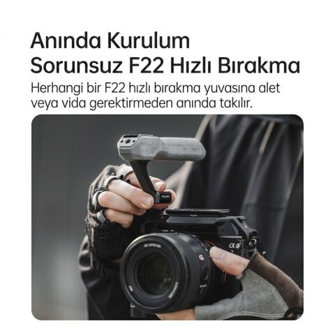 Falcam F22 Portable Top Handle Üst Tutma Kolu Siyah - F22A3A12B