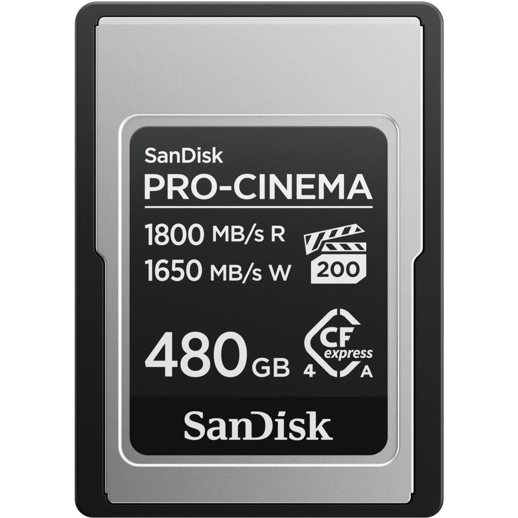 SANDISK 480GB PRO-CINEMA CFexpress Type A Hafıza Kartı (SDCFEA-480G-GN4NN)