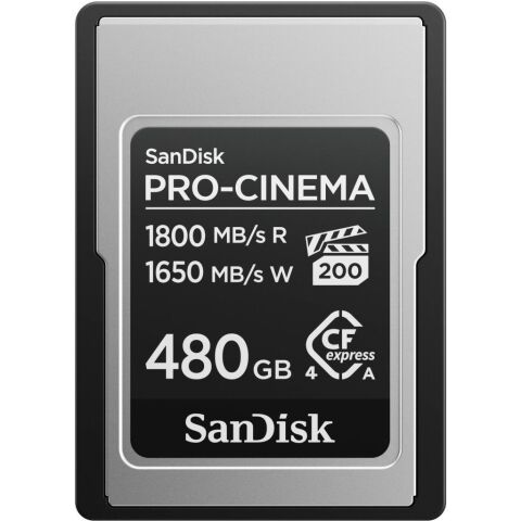 Sandisk 480GB PRO-CINEMA CFexpress Type A Hafıza Kartı - SDCFEA-480G-GN4NN