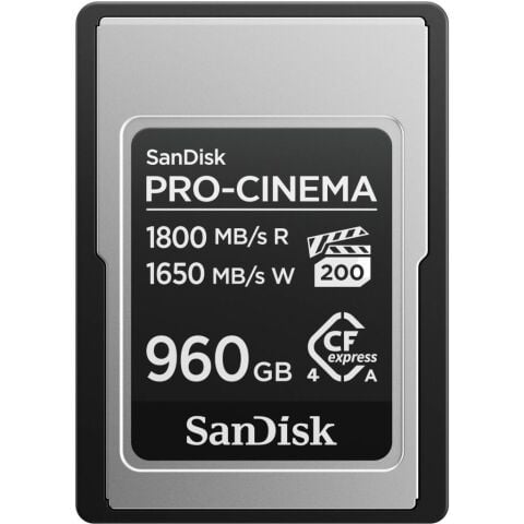 SANDISK 960GB PRO-CINEMA CFexpress Type A Hafıza Kartı (SDCFEA-960G-GN4NN)