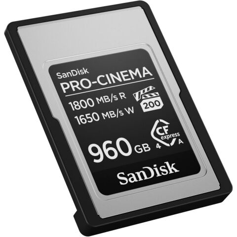 Sandisk 960GB PRO-CINEMA CFexpress Type A Hafıza Kartı - SDCFEA-960G-GN4NN