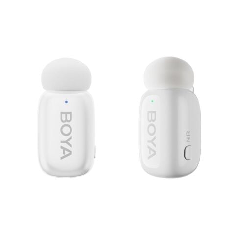 BOYA Mini Wireless Yaka Mikrofonu - Beyaz
