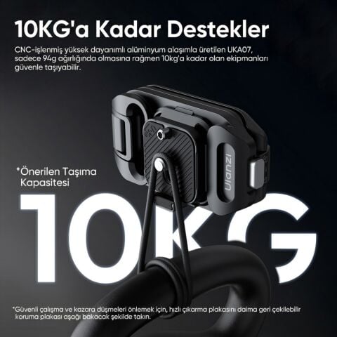Ulanzi UKA07 Kamera Sırt Çantası Askı Klipsi Quick Release Aparatı 10kg - C035A