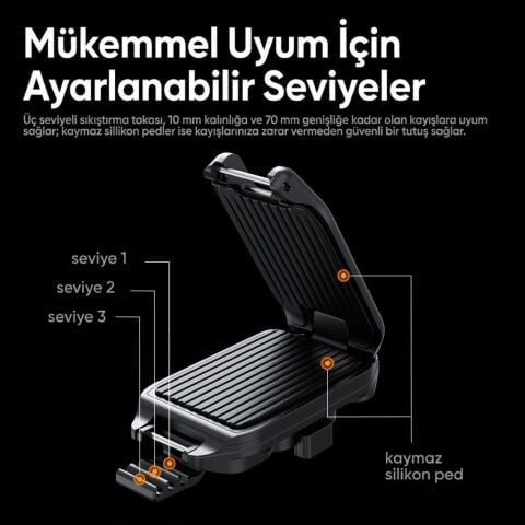Ulanzi UKA07 Kamera Sırt Çantası Askı Klipsi Quick Release Aparatı 10kg - C035A