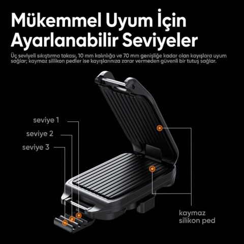 Ulanzi UKA07 Kamera Sırt Çantası Askı Klipsi Quick Release Aparatı 10kg - C035A