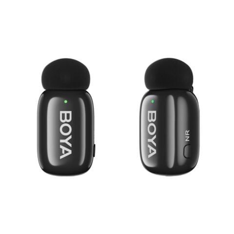 BOYA Mini Wireless Yaka Mikrofonu - Siyah