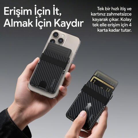 Ulanzi ML25 V2 MagLock Manyetik Kartlık Telefon Standı 4 Kart Kapasiteli - M095A
