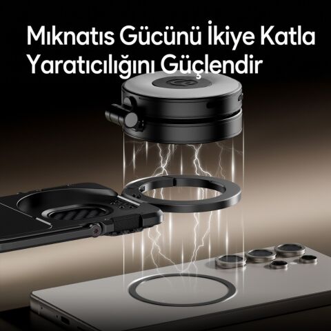 Ulanzi ML25 V2 MagLock Manyetik Kartlık Telefon Standı 4 Kart Kapasiteli - M095A