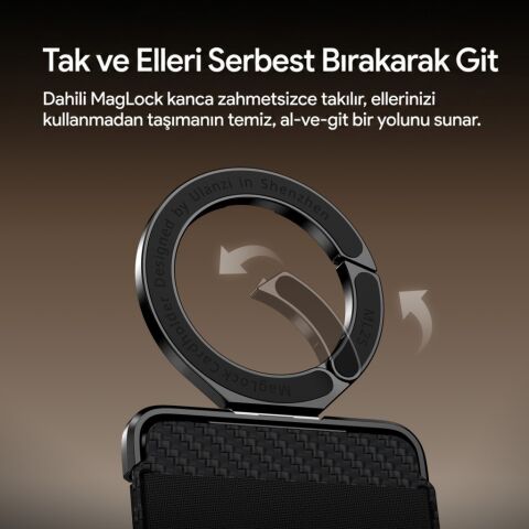 Ulanzi ML25 V2 MagLock Manyetik Kartlık Telefon Standı 4 Kart Kapasiteli - M095A
