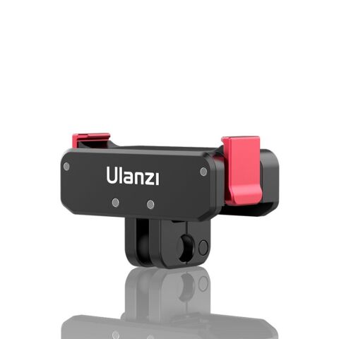 Ulanzi OA-11 Osmo Action 3/4/5 Uyumlu Manyetik Katlanabilir Çift Bağlantı Aparatı 2843A