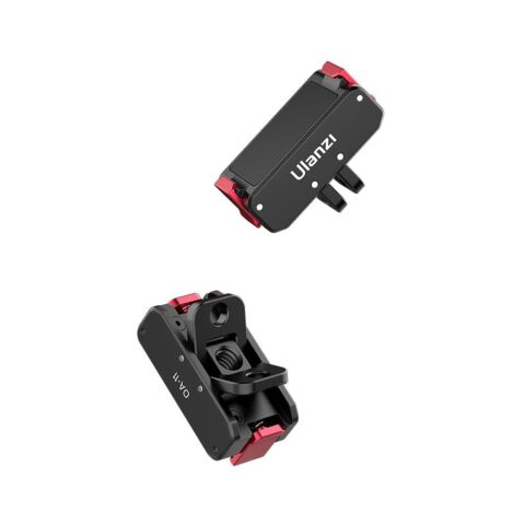 Ulanzi OA-11 Osmo Action 3/4/5 Uyumlu Manyetik Katlanabilir Çift Bağlantı Aparatı 2843A
