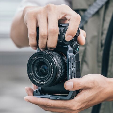 FALCAM F22 F38 F50 Quick Release Camera Cage A7C II Uyumlu Kamera Kafesi Gri - C00B3A01