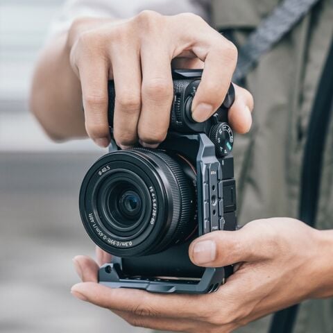 FALCAM F22 F38 F50 Quick Release Camera Cage A7C II Uyumlu Kamera Kafesi Gri - C00B3A01