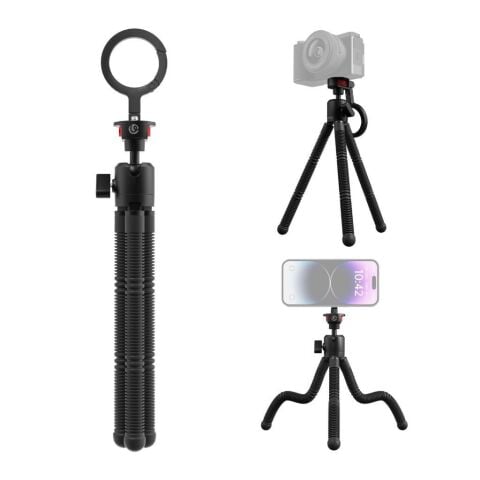 Ulanzi MT30 Mıknatıslı Karabinalı Esnek Tripod T137 - Siyah