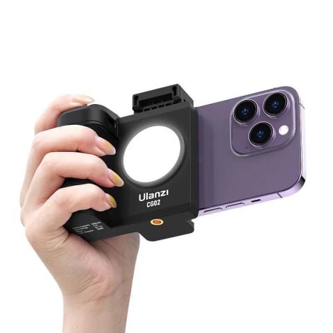 Ulanzi CG‑02 Kumanda ve Işıklı Telefon Kamera Tutacağı 3282B