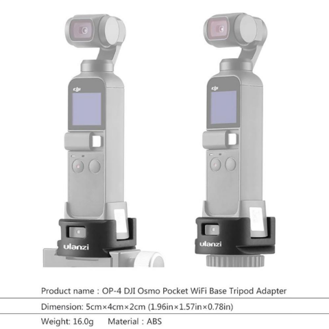 Ulanzi OP-4 DJI Osmo Pocket Wifi İçin Tripod Aparatı