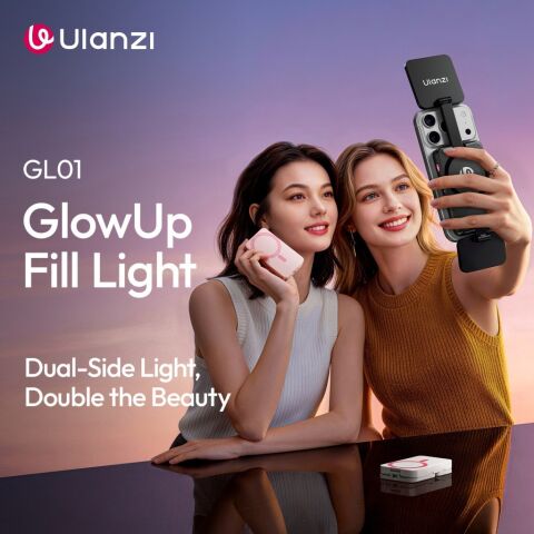 Ulanzi GL01 GlowUp Manyetik Telefon LED Dolgu Işığı Beyaz - L212