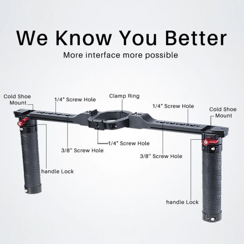 UURig DH13 Dji Ronin S SC Dual Handle Grip