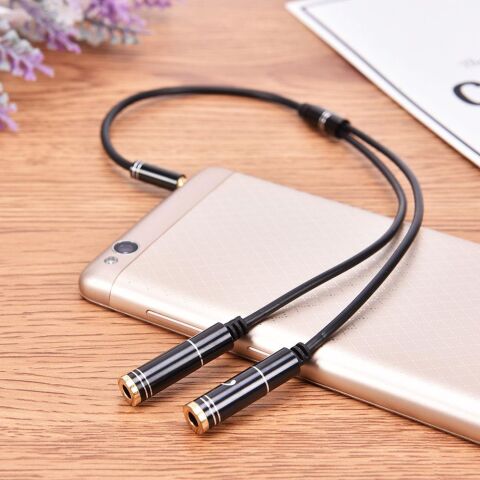 Mikrofon ve Kulaklık Ayırıcı Kablo Yüksek Kalite