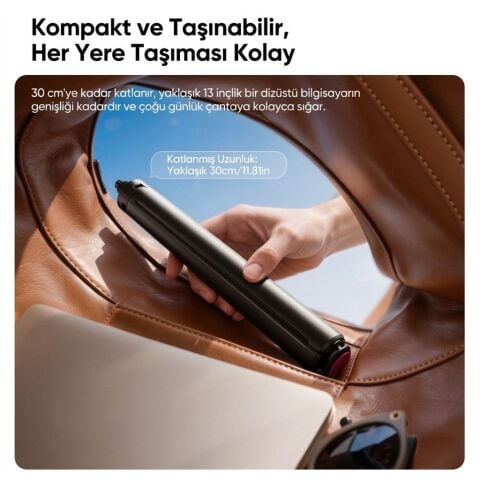 Ulanzi TT91 Otomatik Açılır 1/4 inç Bağlantılı Uzatma Çubuğu - T192