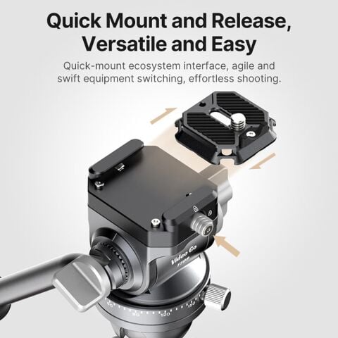 Ulanzi TT09 VideoGo Carbon Fiber Travel Video Tripod