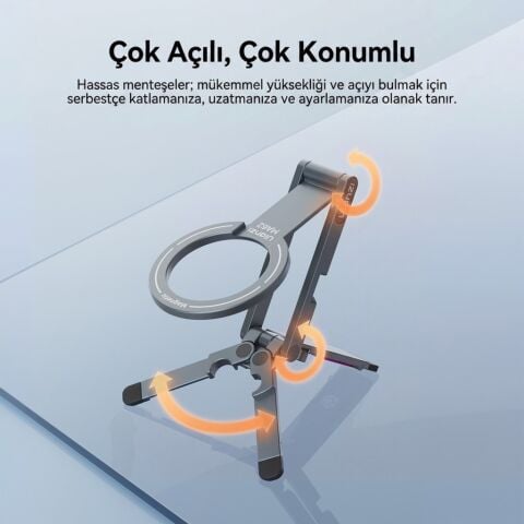 Ulanzi MA62 Katlanabilir Çok Açılı Manyetik Telefon Tripodu Standı - S096
