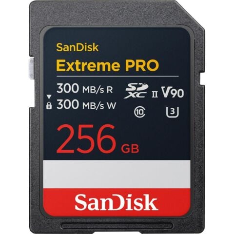 SanDisk Extreme PRO 256GB V90 300MB/s UHS-II SDXC Hafıza Kartı - SDSDXDM-256G-GN4IN