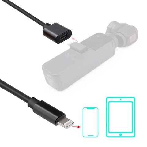 Dji Osmo Pocket Lightning Uzatma Kablosu