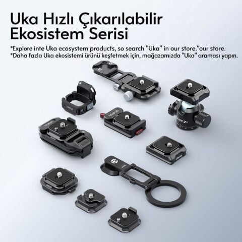 Ulanzi UKA12 UKA Pro Arca Uyumlu Quick Release Kamera Montaj Kiti - C106